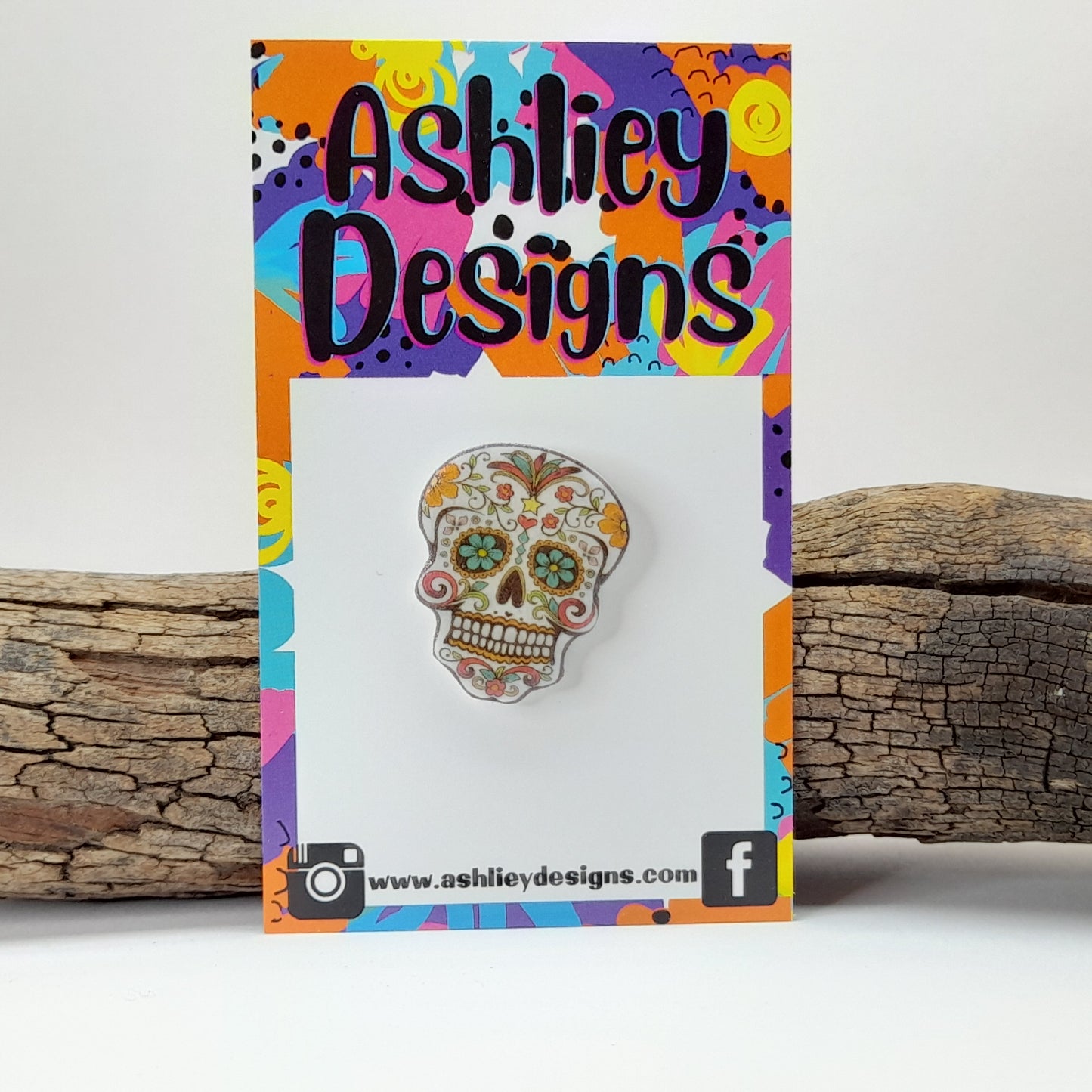 Sugar Skull Pin