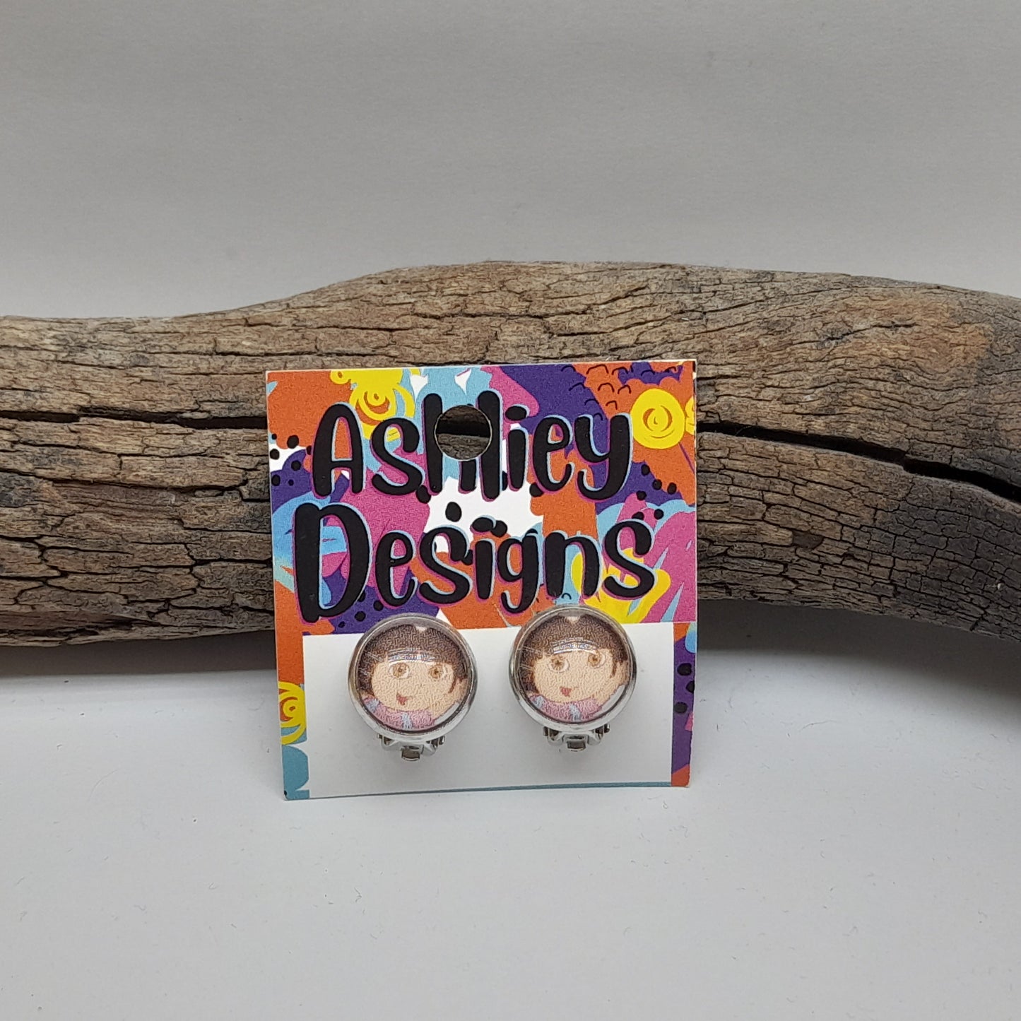 Dora Glass Clip-ons