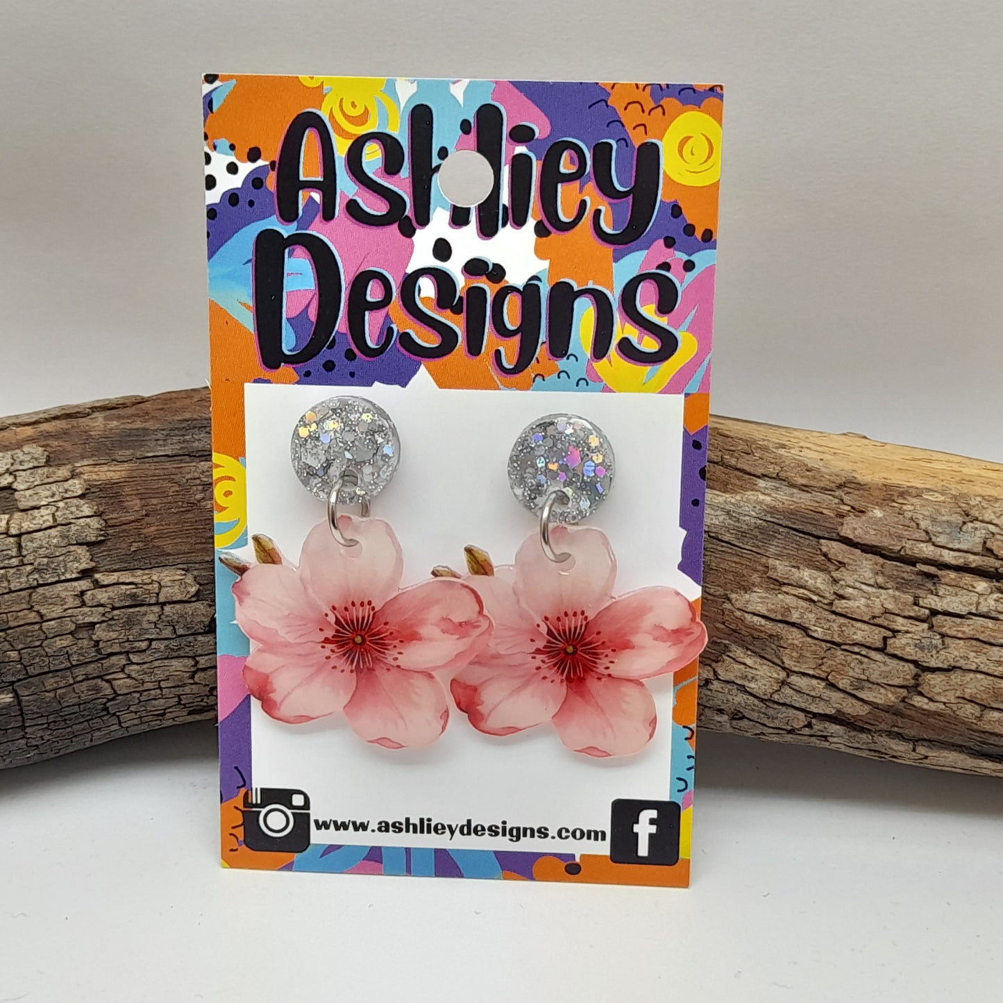 Cherry Blossom Dangle Earrings