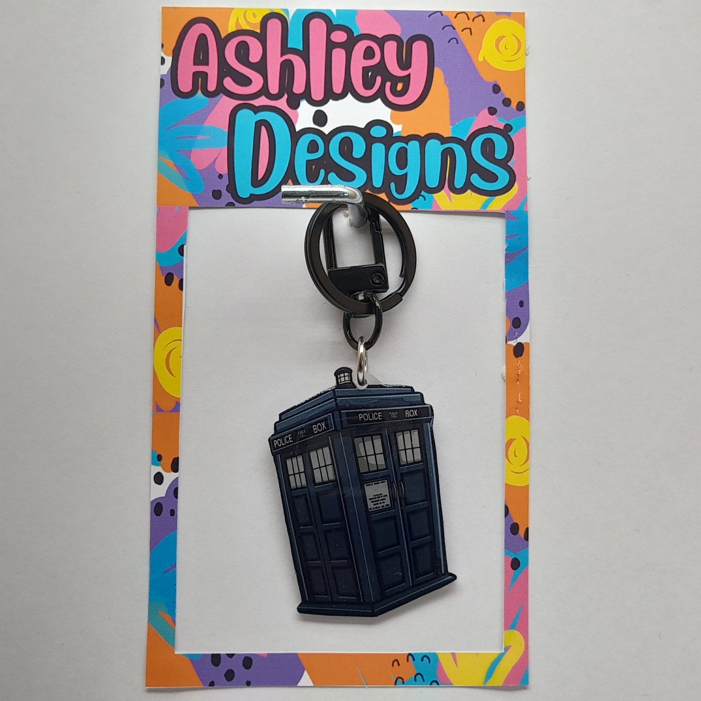 Tardis Keyring/Bag Tag