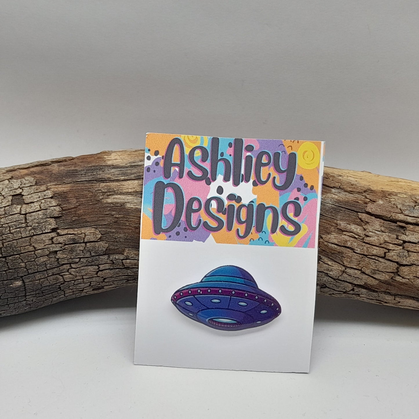 Space Ship Pin