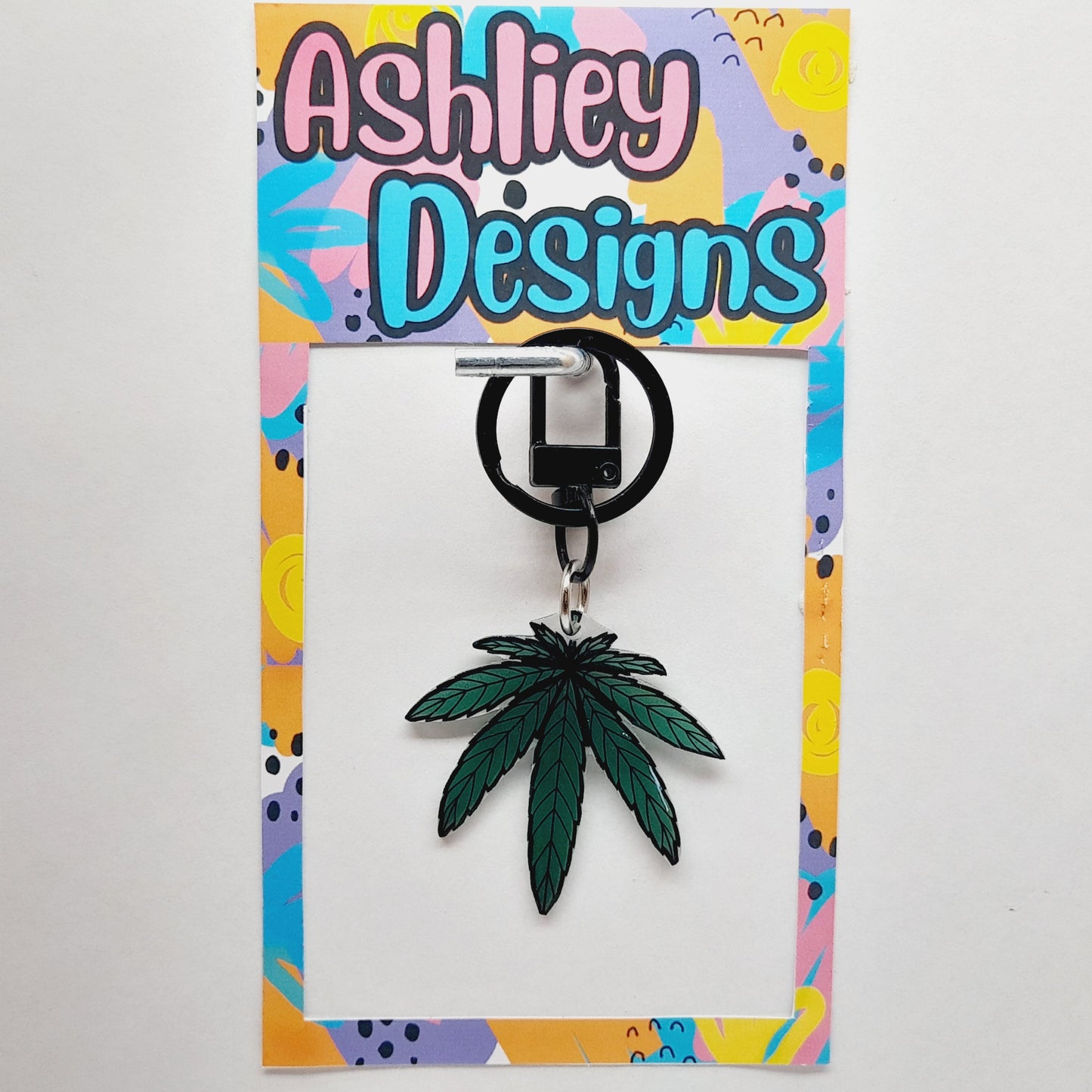 Weed/Pot Keyrings/Bag Tag