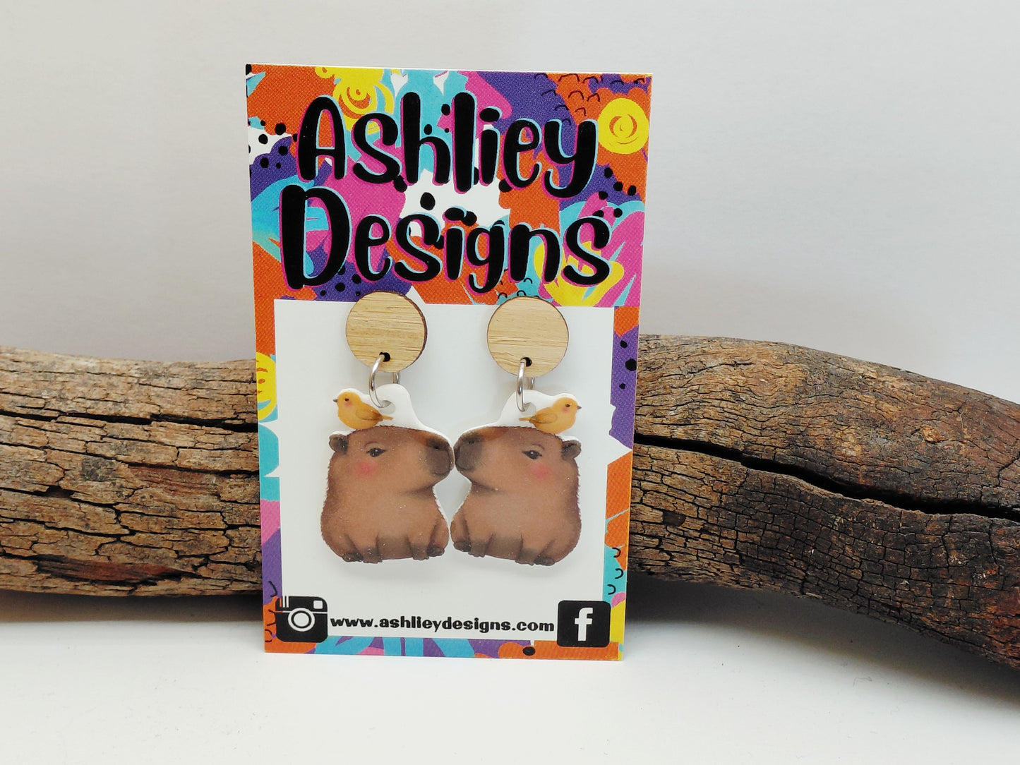 Capybara Dangle Earrings