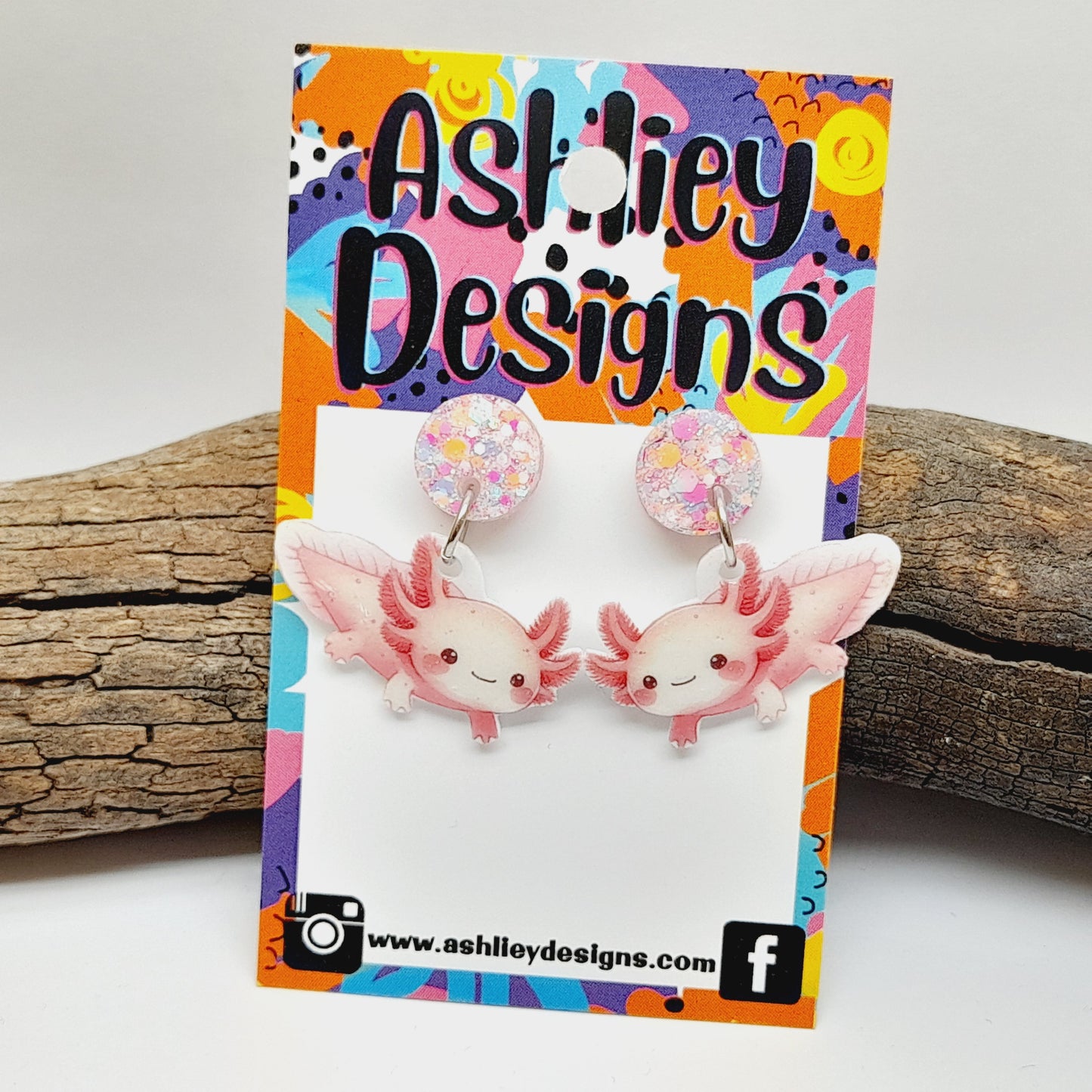 Axolotl Dangle Earrings