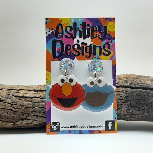 Sesame Street Dangle Earrings