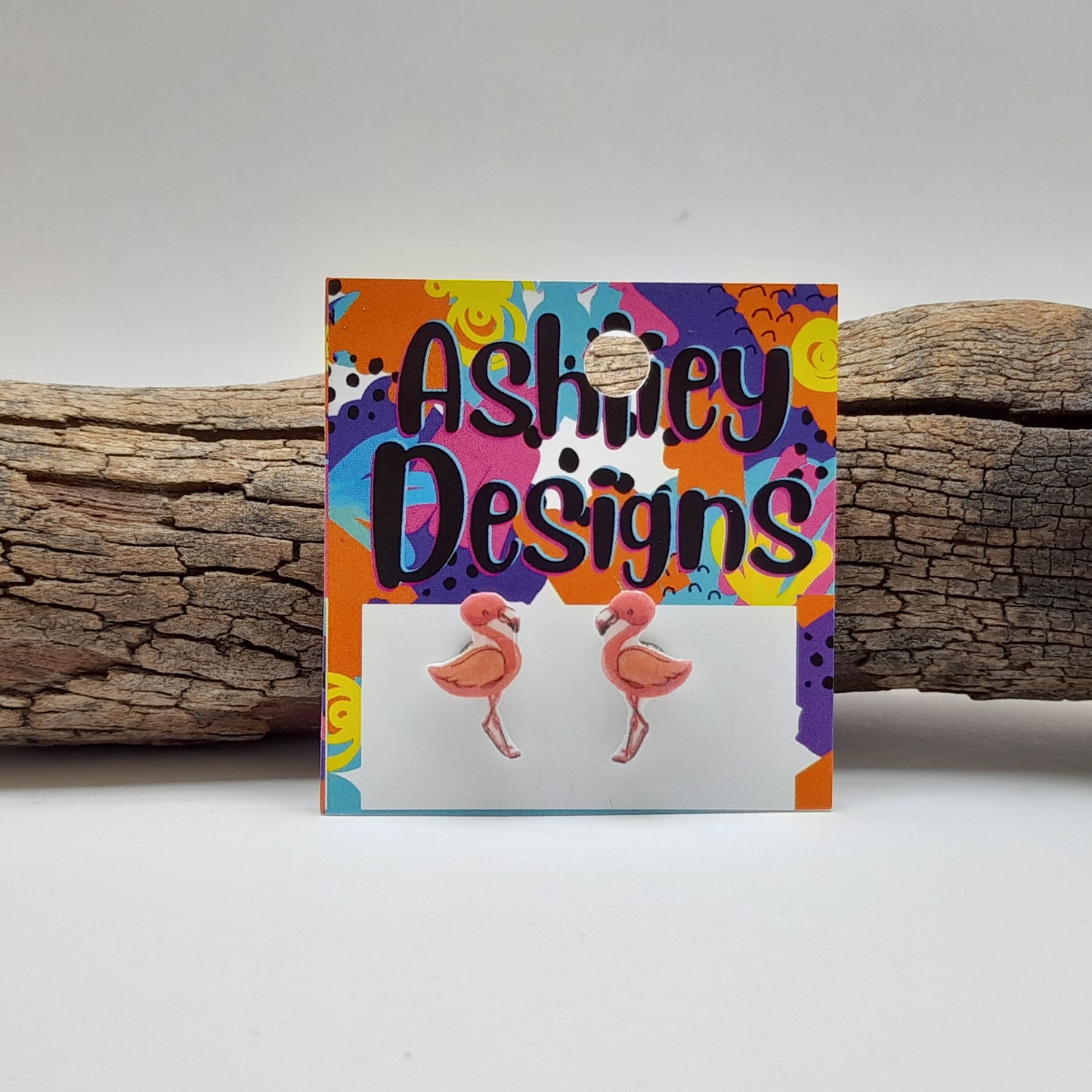 Flamingo Studs