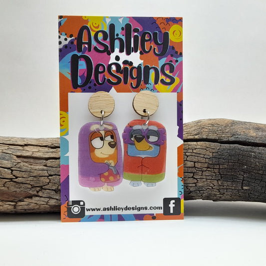 Bluey Dangle Earrings