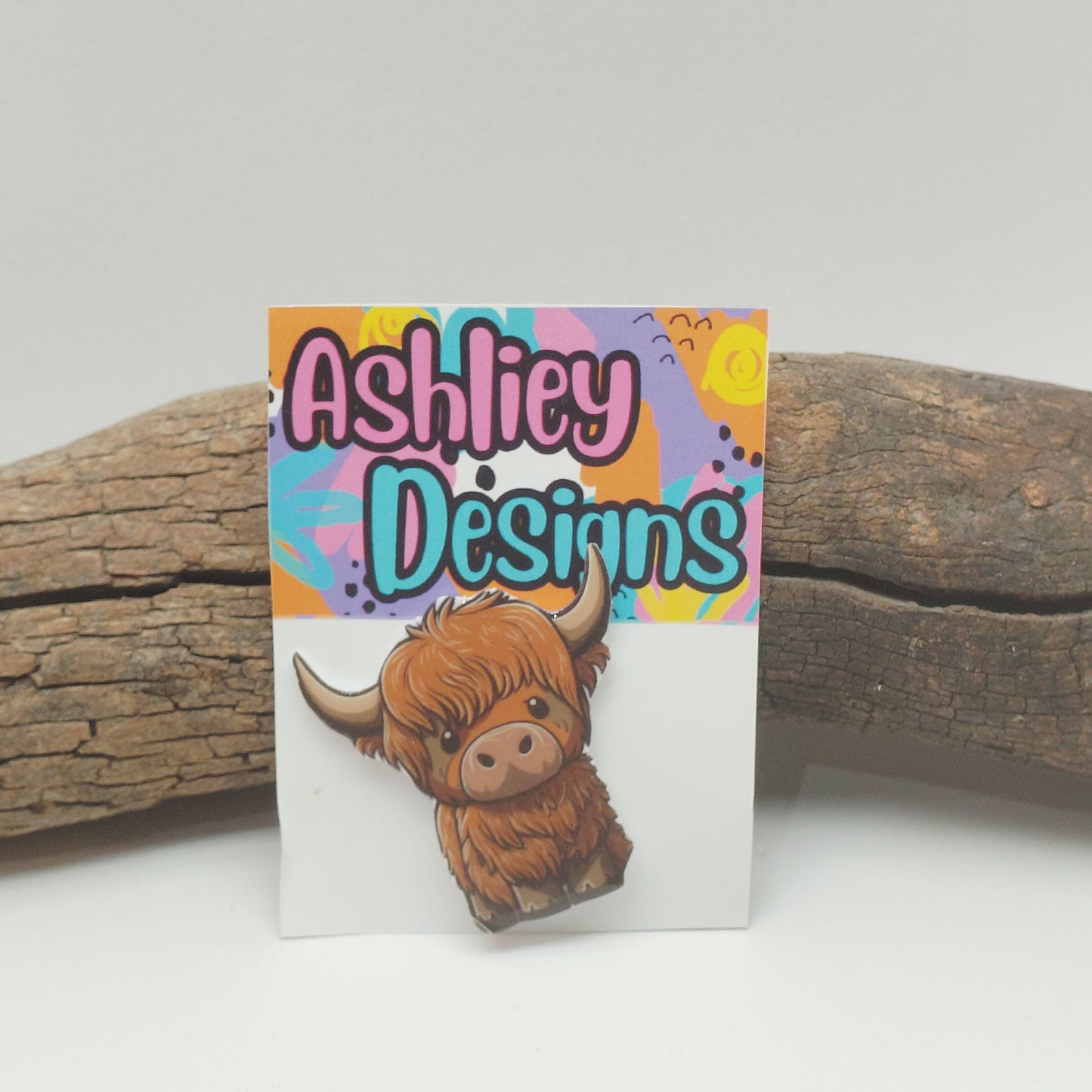 Highland Cow Pin