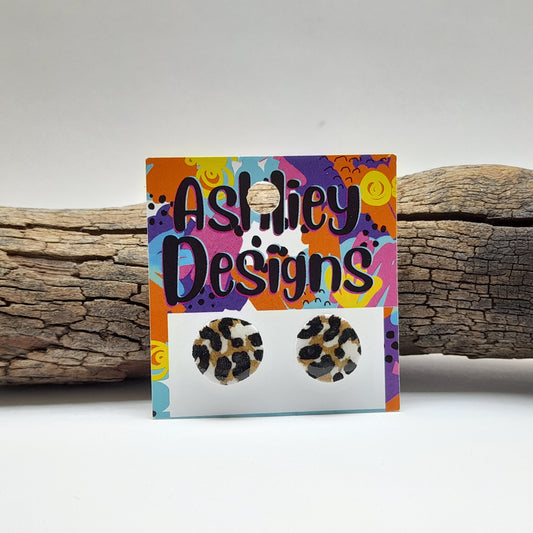 Leopard Studs