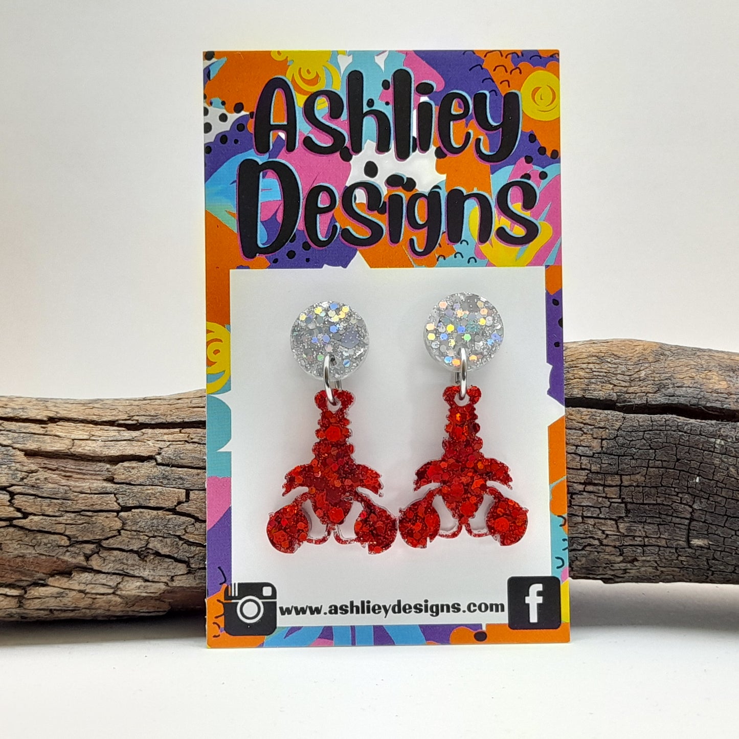 Lobster Dangle Earrings
