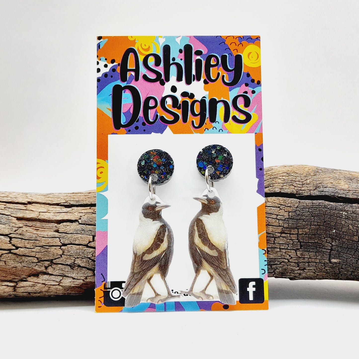 Magpie Dangle Earrings