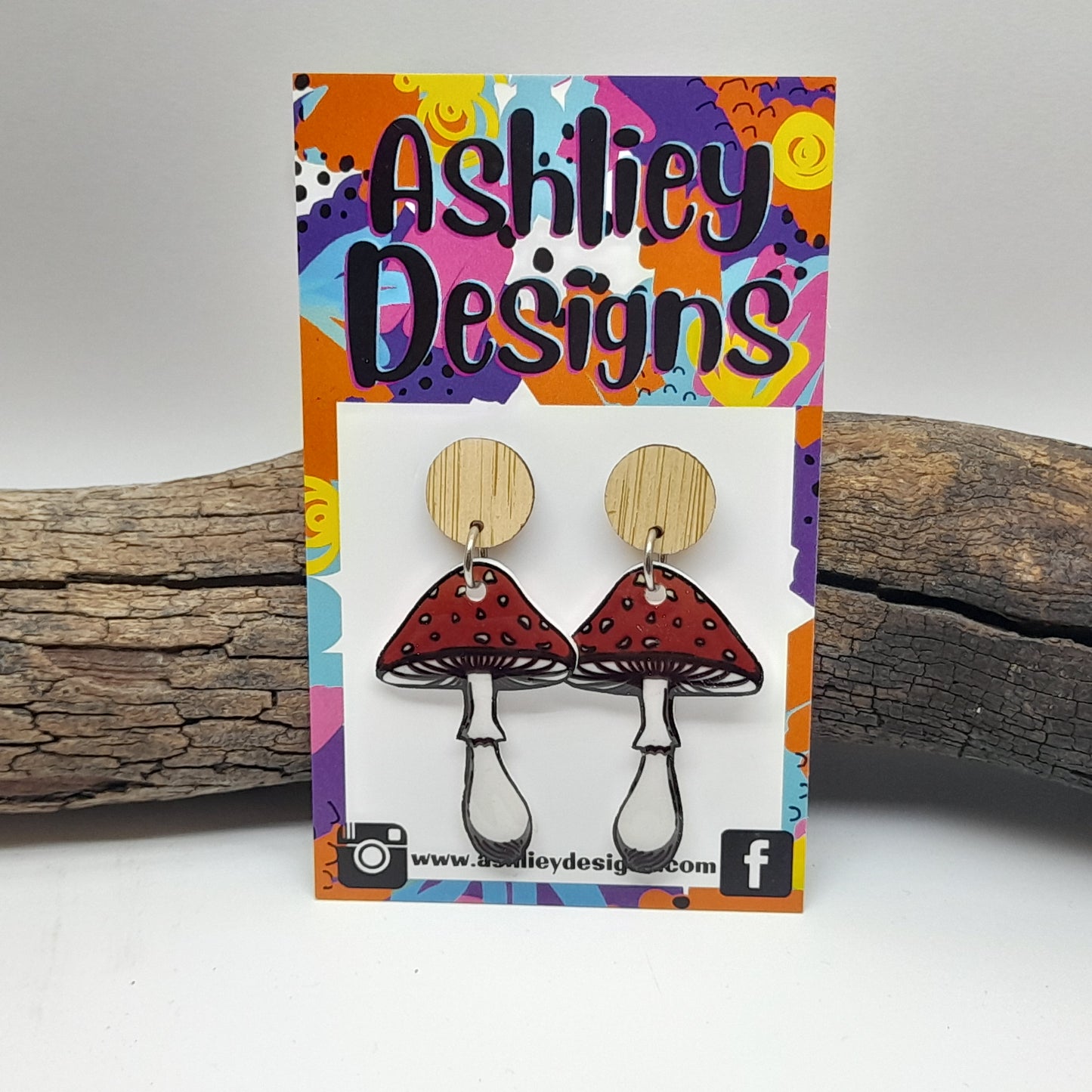 Mushroom Dangle Earrings