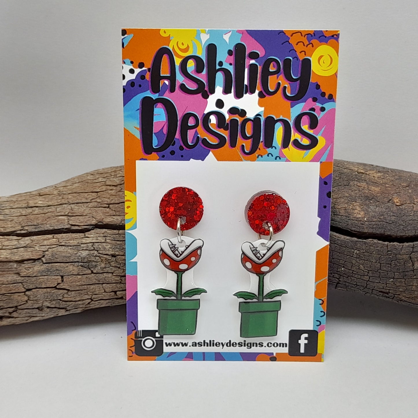 Super Mario Dangle Earrings