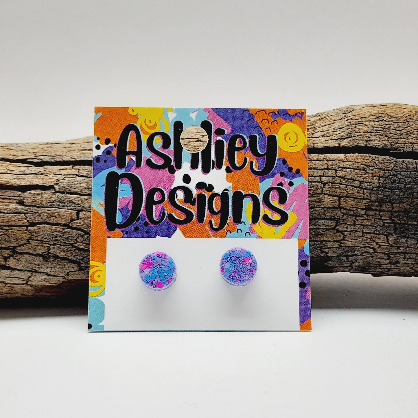 Small Shimmy Glitter Studs