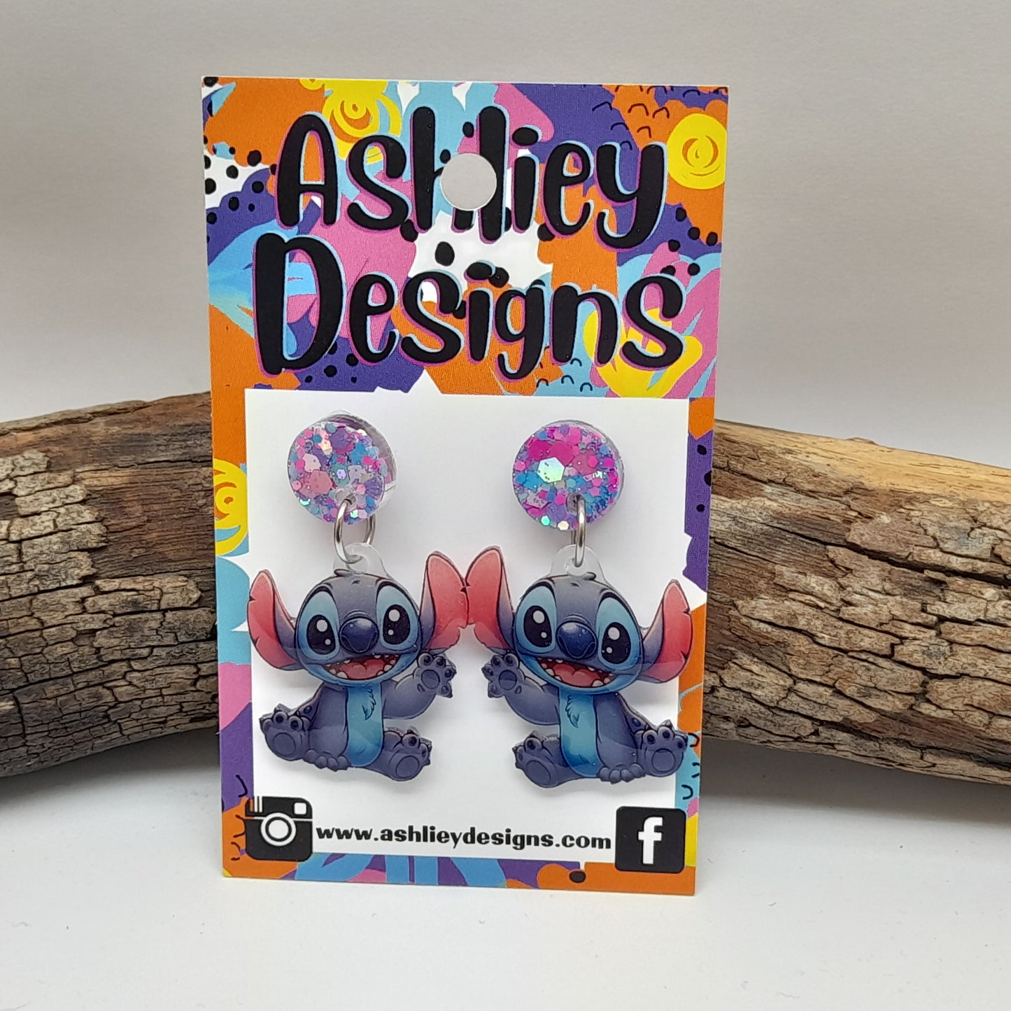 Stitch Dangle Earrings