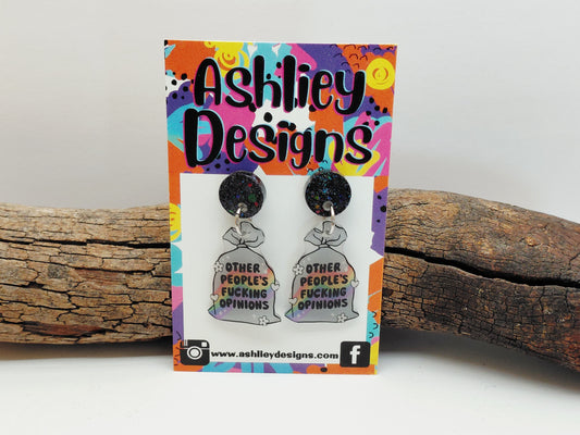 Adult Theme Dangle Earrings