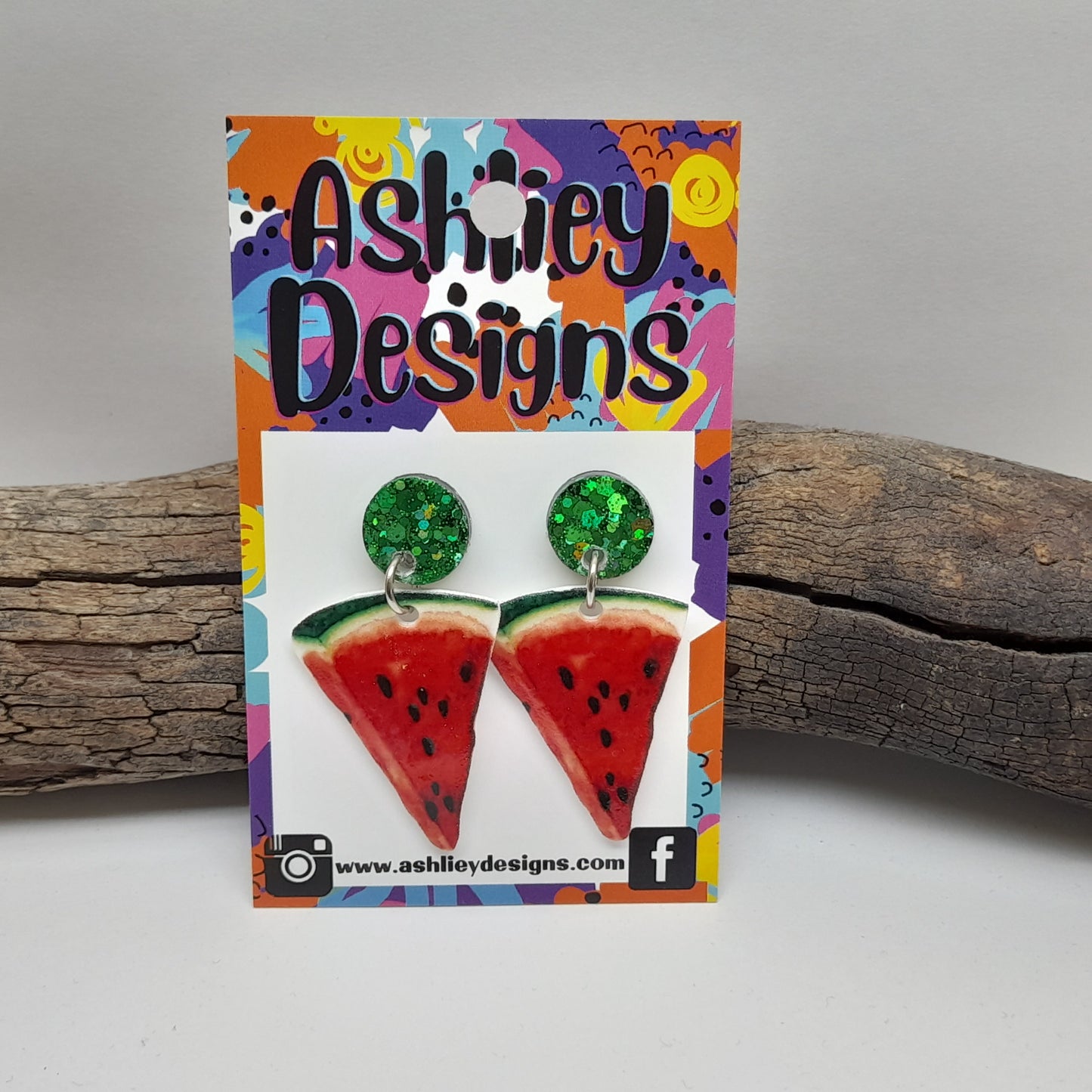 Watermelon Dangle Earrings