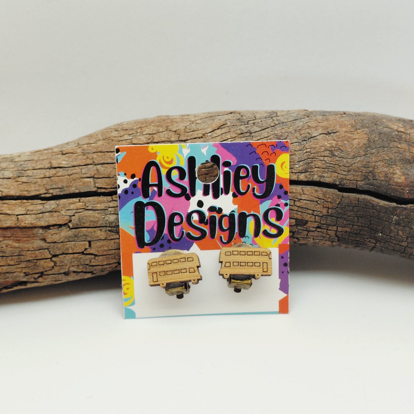 Wood Bus Clip-ons