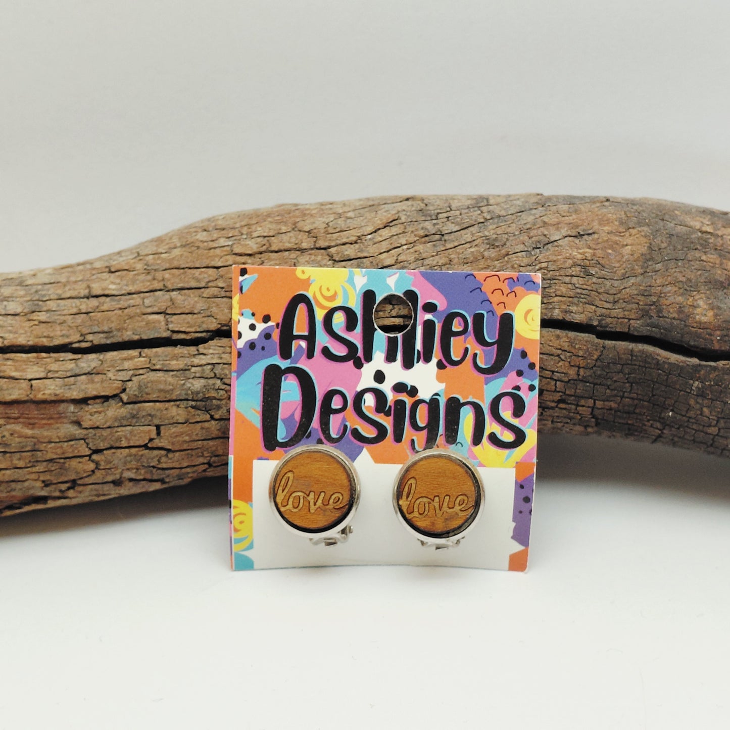 Wood Love Clip-ons