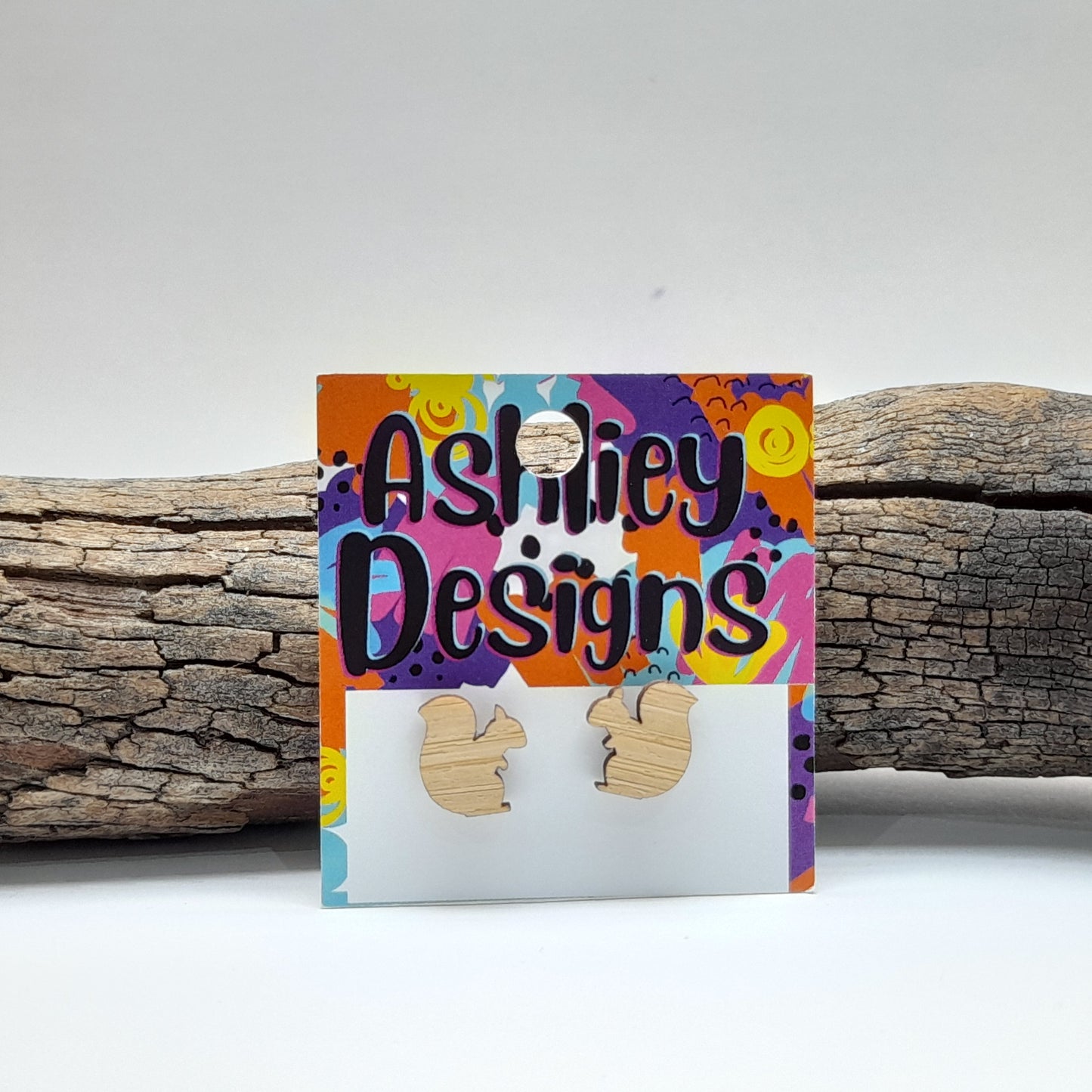Wood Squirrel Studs