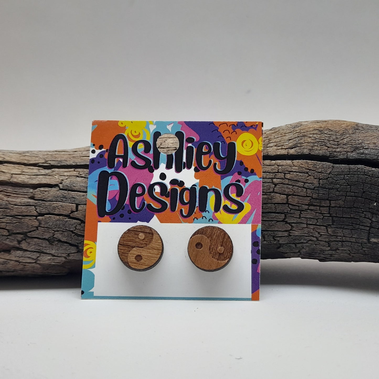 Ying Yang Studs