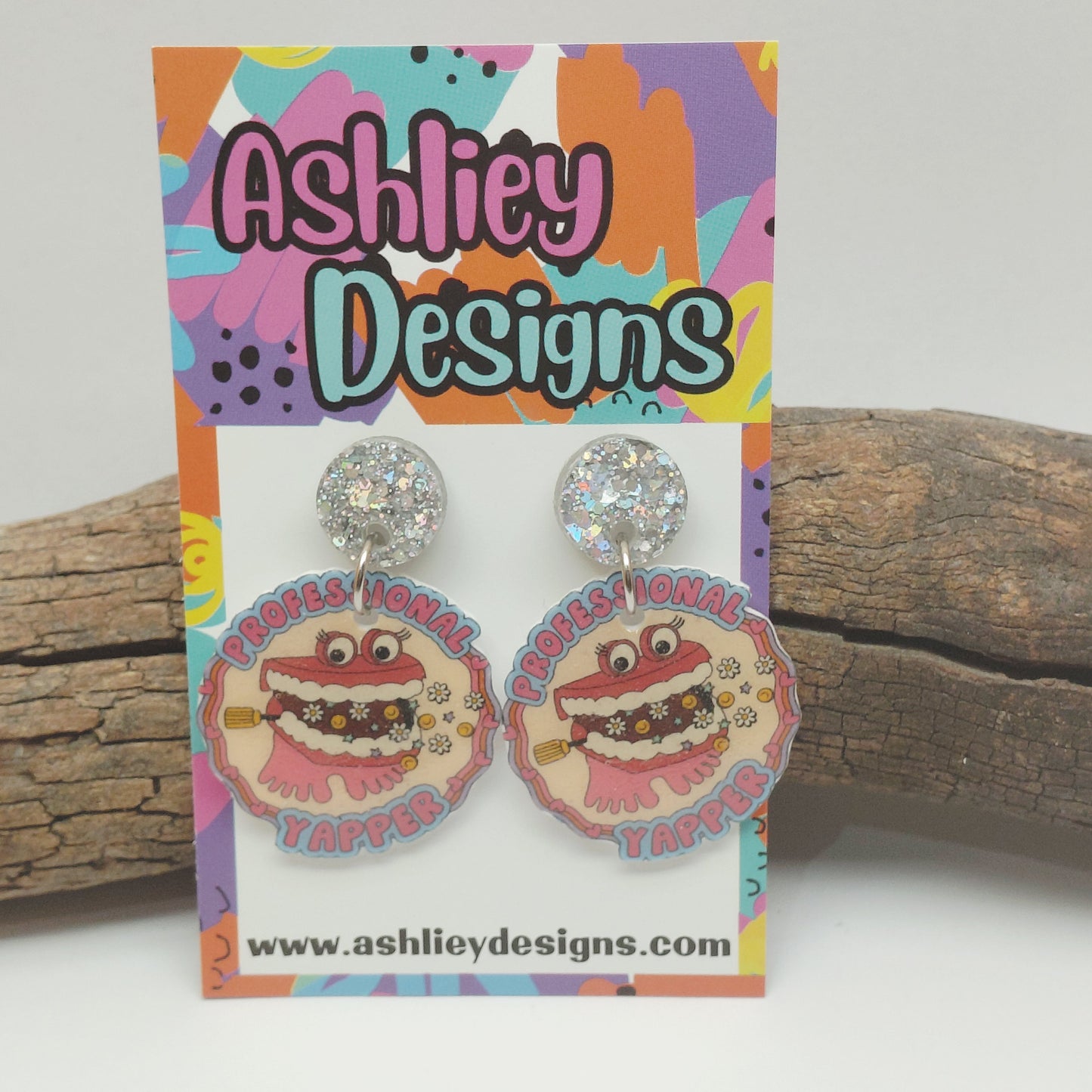 Professional Yapper Dangle Earrings