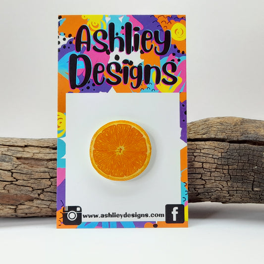 Orange Slice Pin