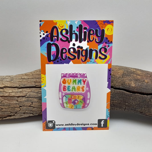 Gummy Bear Packet Pin