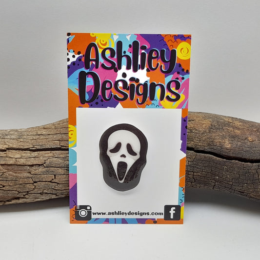 Ghost Face Pin