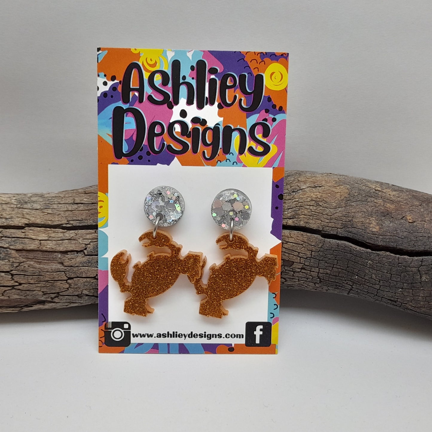 Crab Dangle Earrings