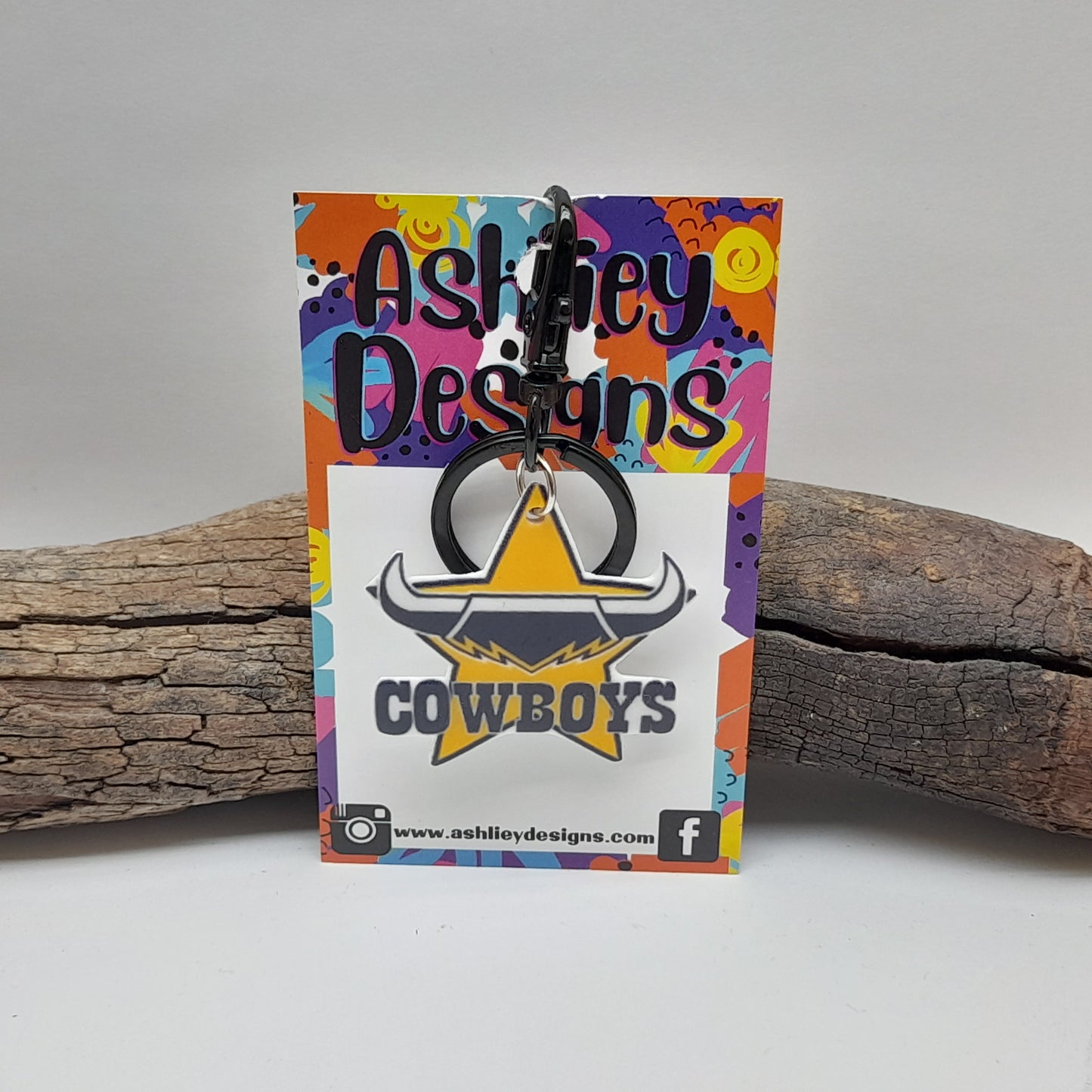NRL Football Keyrings/Bag Tag