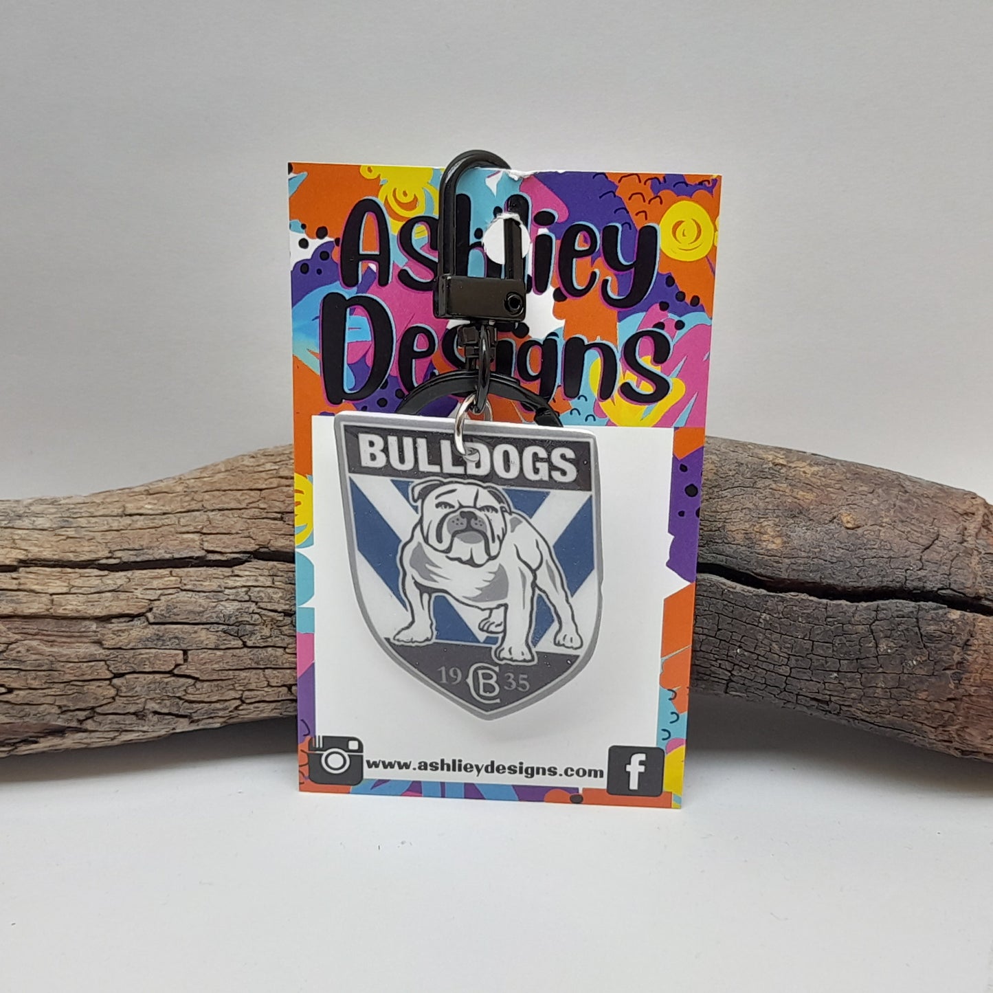 NRL Football Keyrings/Bag Tag