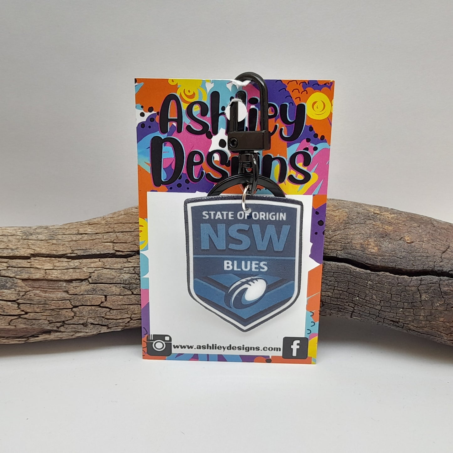 State Of Origin Keyrings/Bag Tag