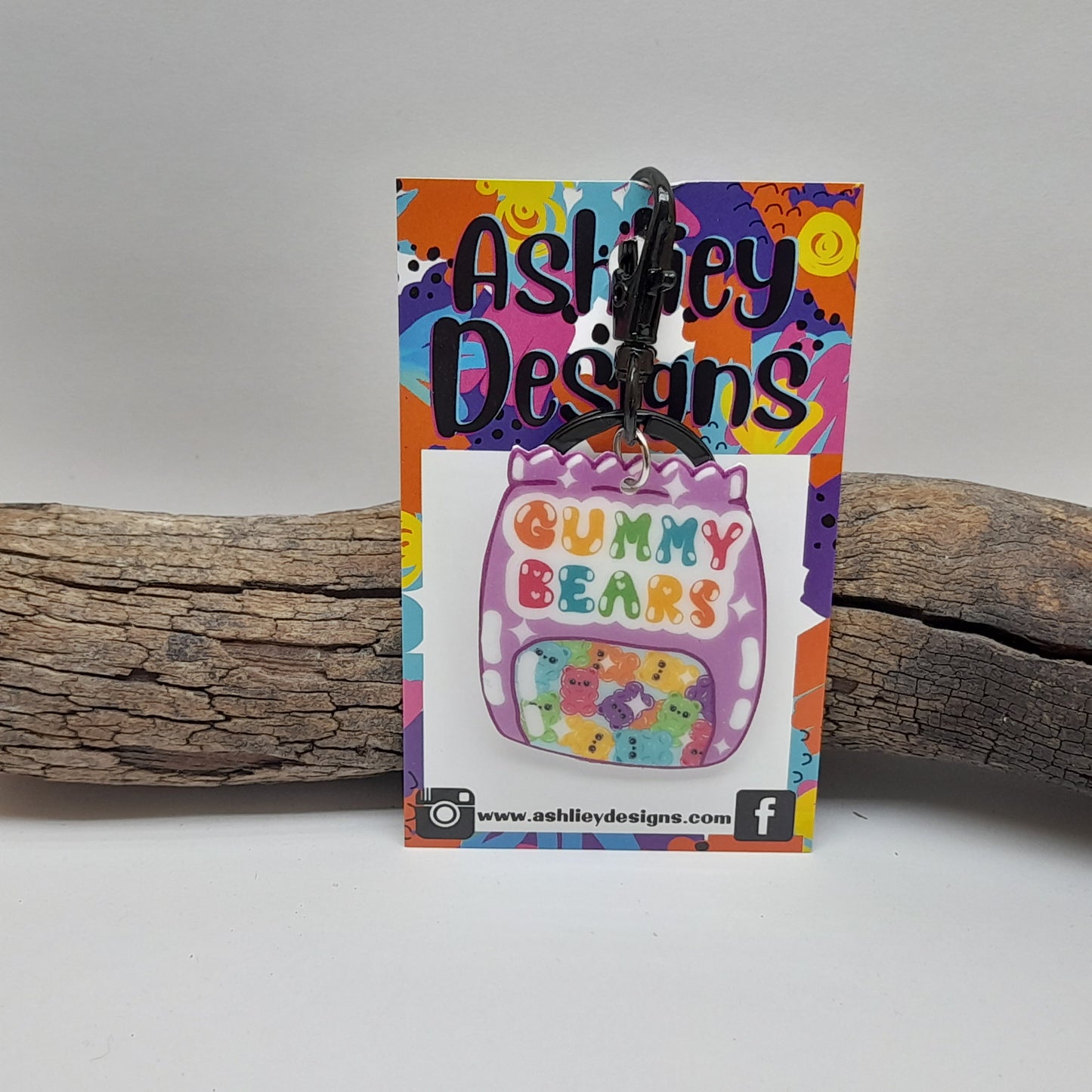 Gummy Packet Keyring/Bag Tag
