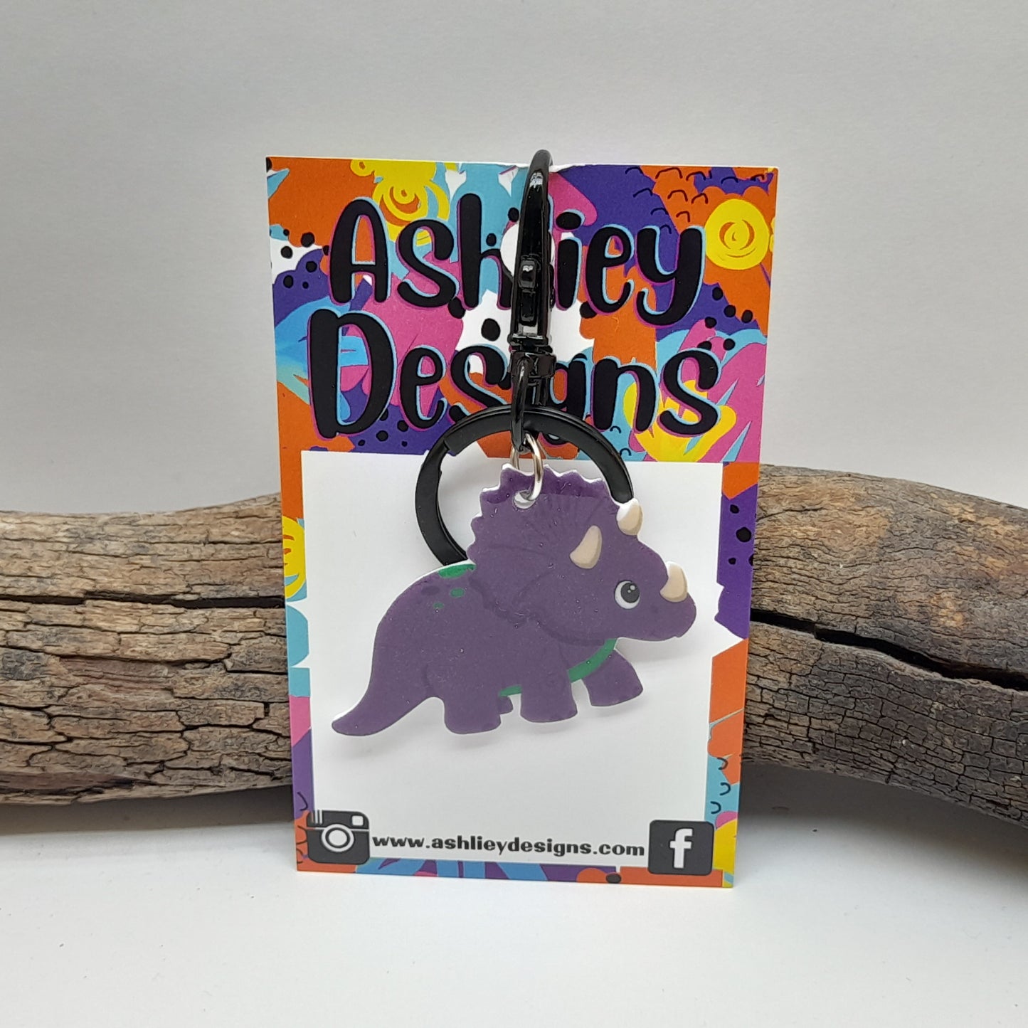 Dinosaur Keyring/Bag Tag