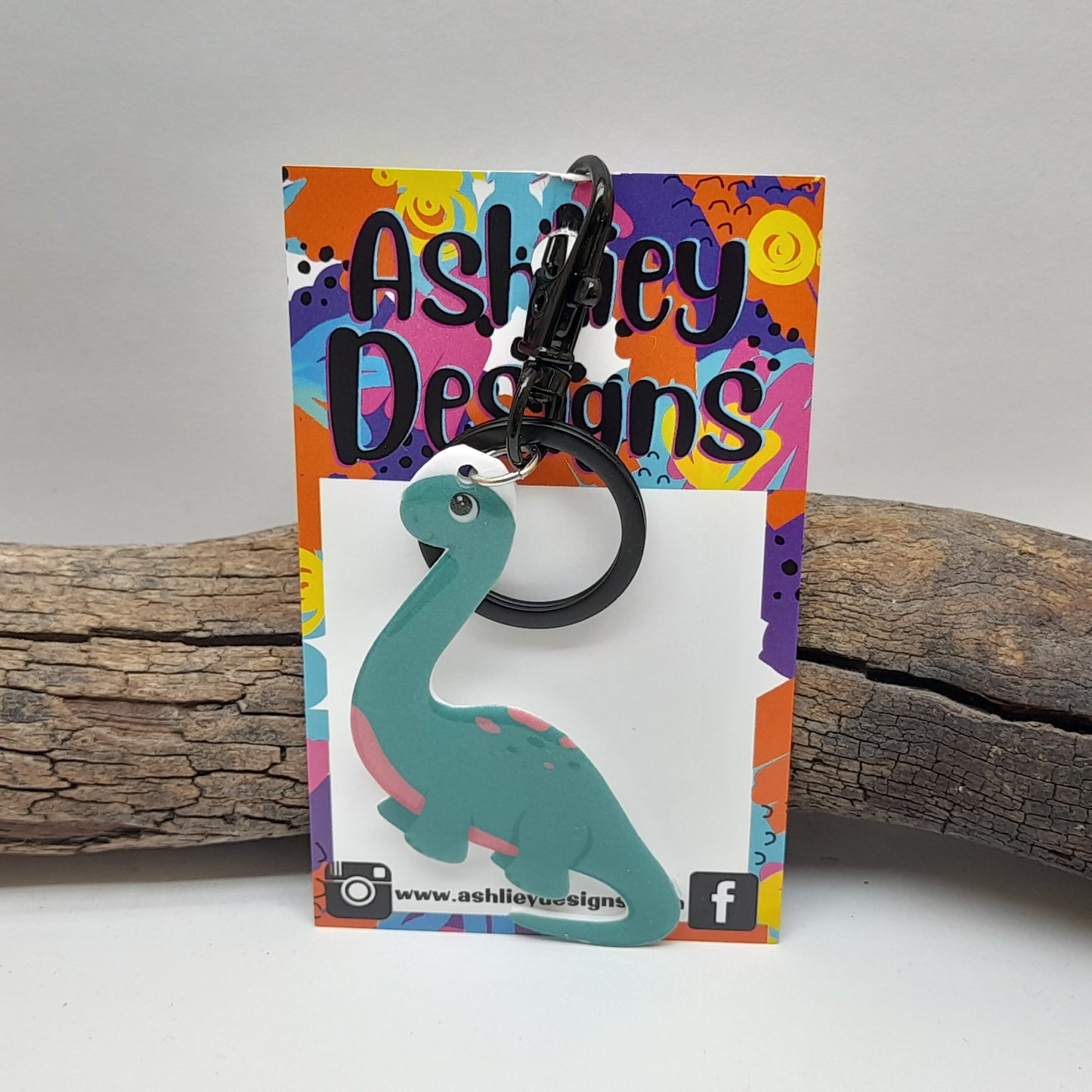 Dinosaur Keyring/Bag Tag
