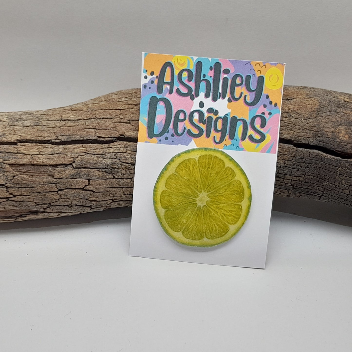 Lime Slice Pin