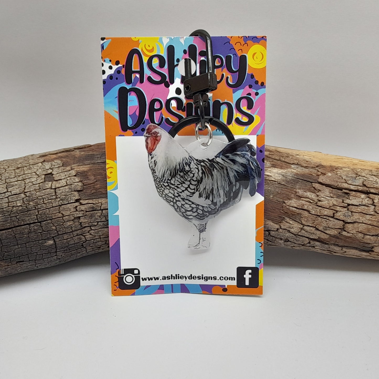 Chicken Keyring/Bag Tag