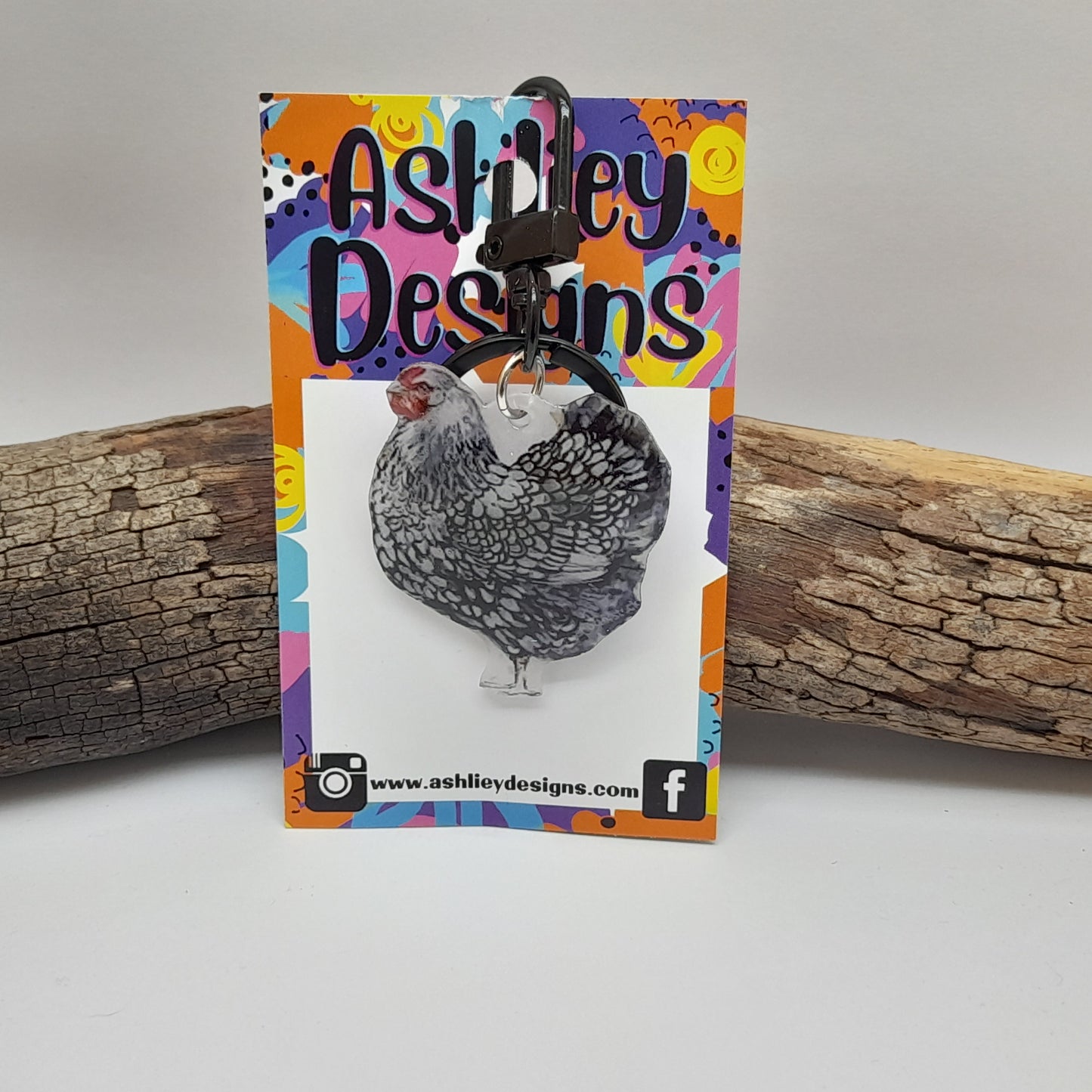 Chicken Keyring/Bag Tag