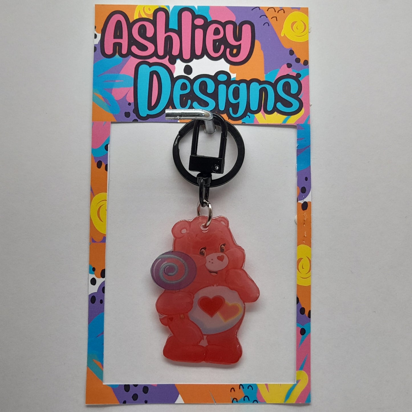 Care Bear Keyrings/Bag Tags