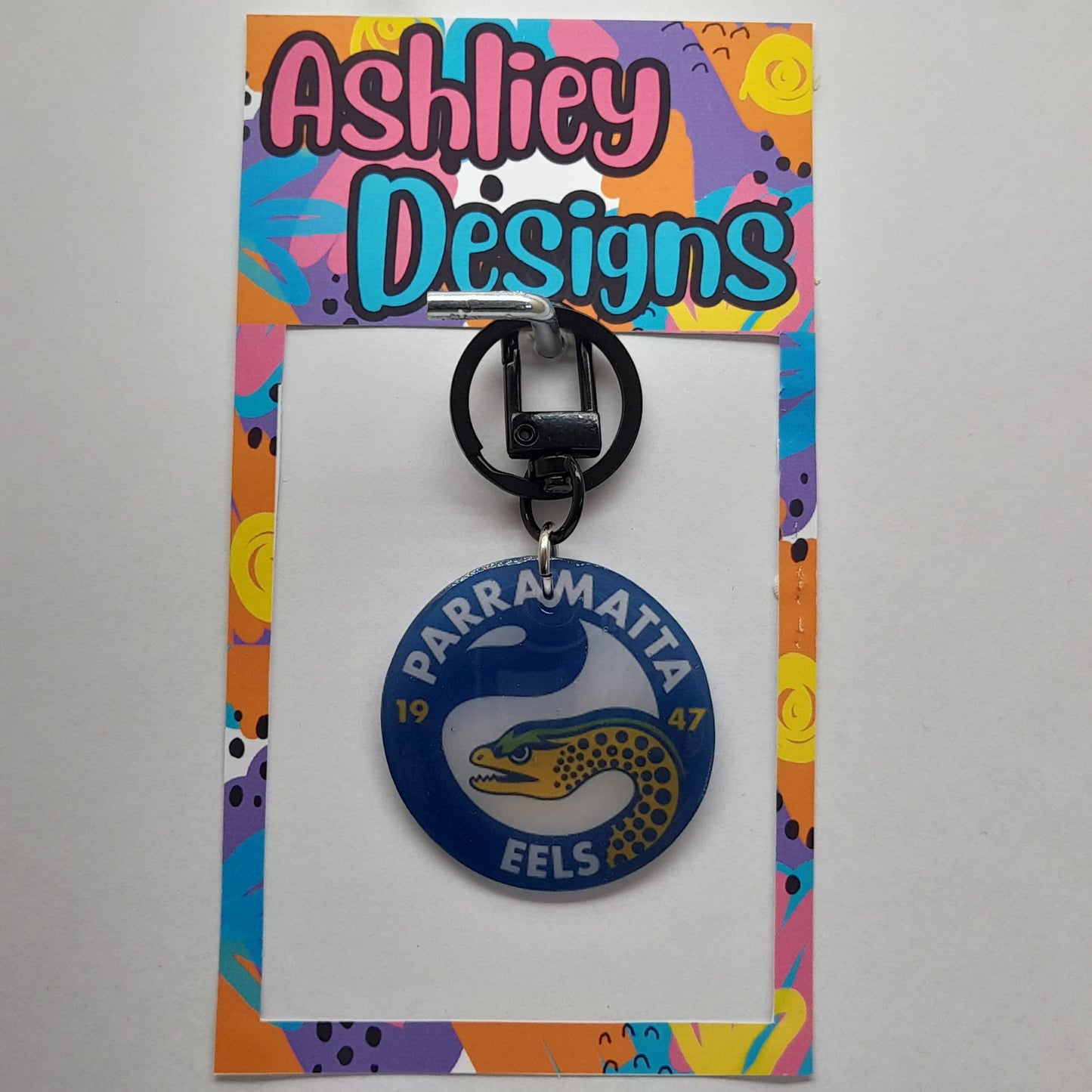 NRL Football Keyrings/Bag Tag