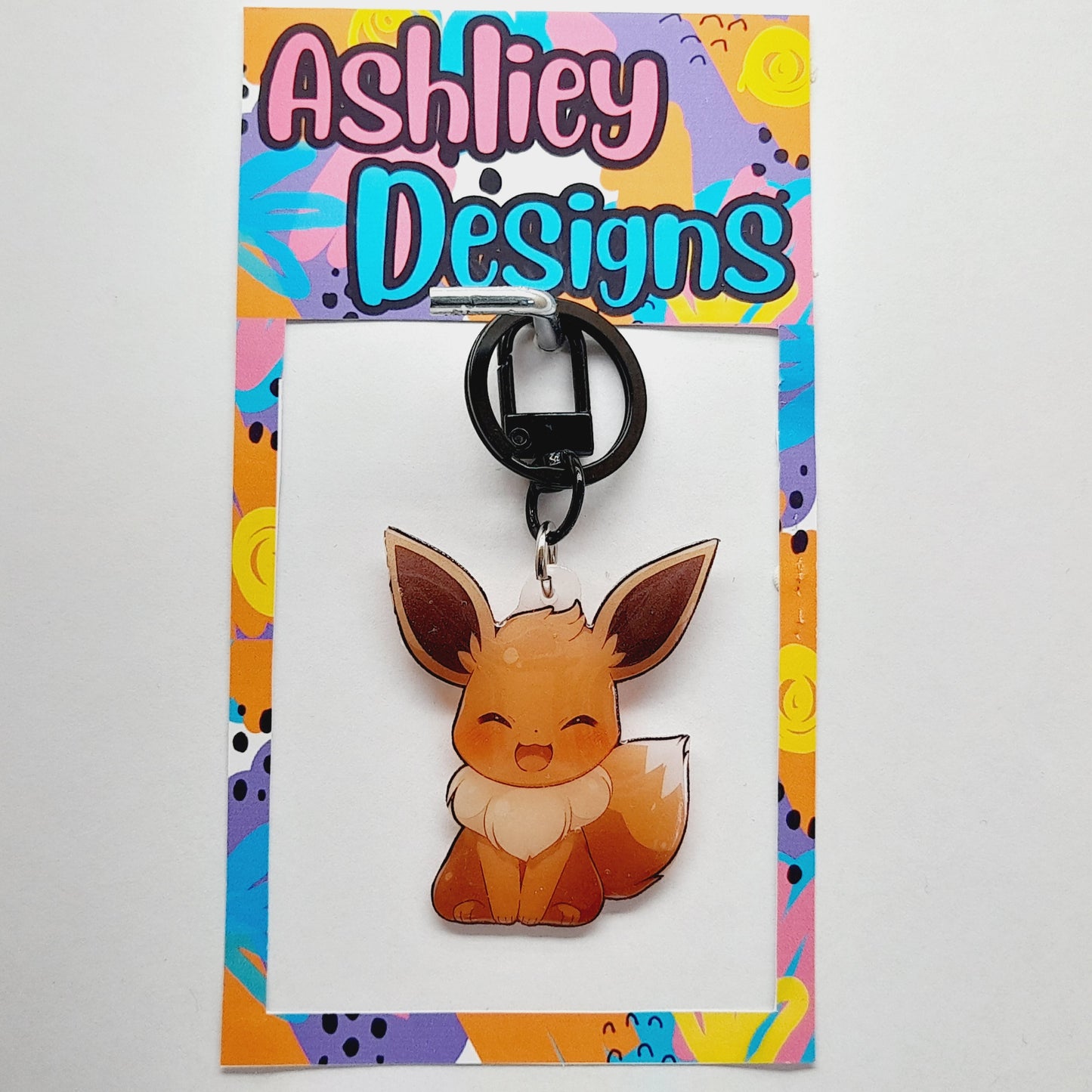 Eevee Evolution Keyring/Bag Tag