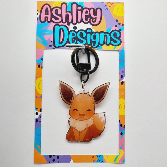 Eevee Evolution Keyring/Bag Tag