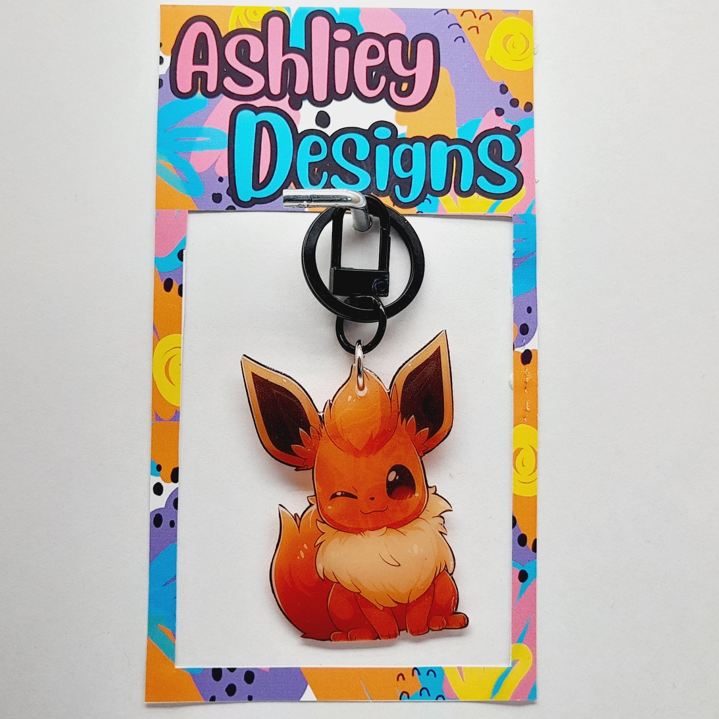Eevee Evolution Keyring/Bag Tag