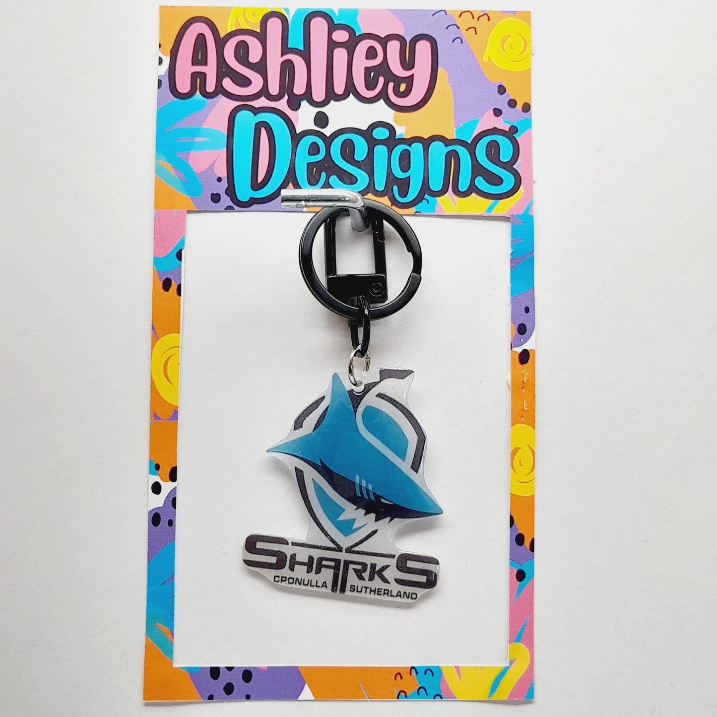 NRL Football Keyrings/Bag Tag