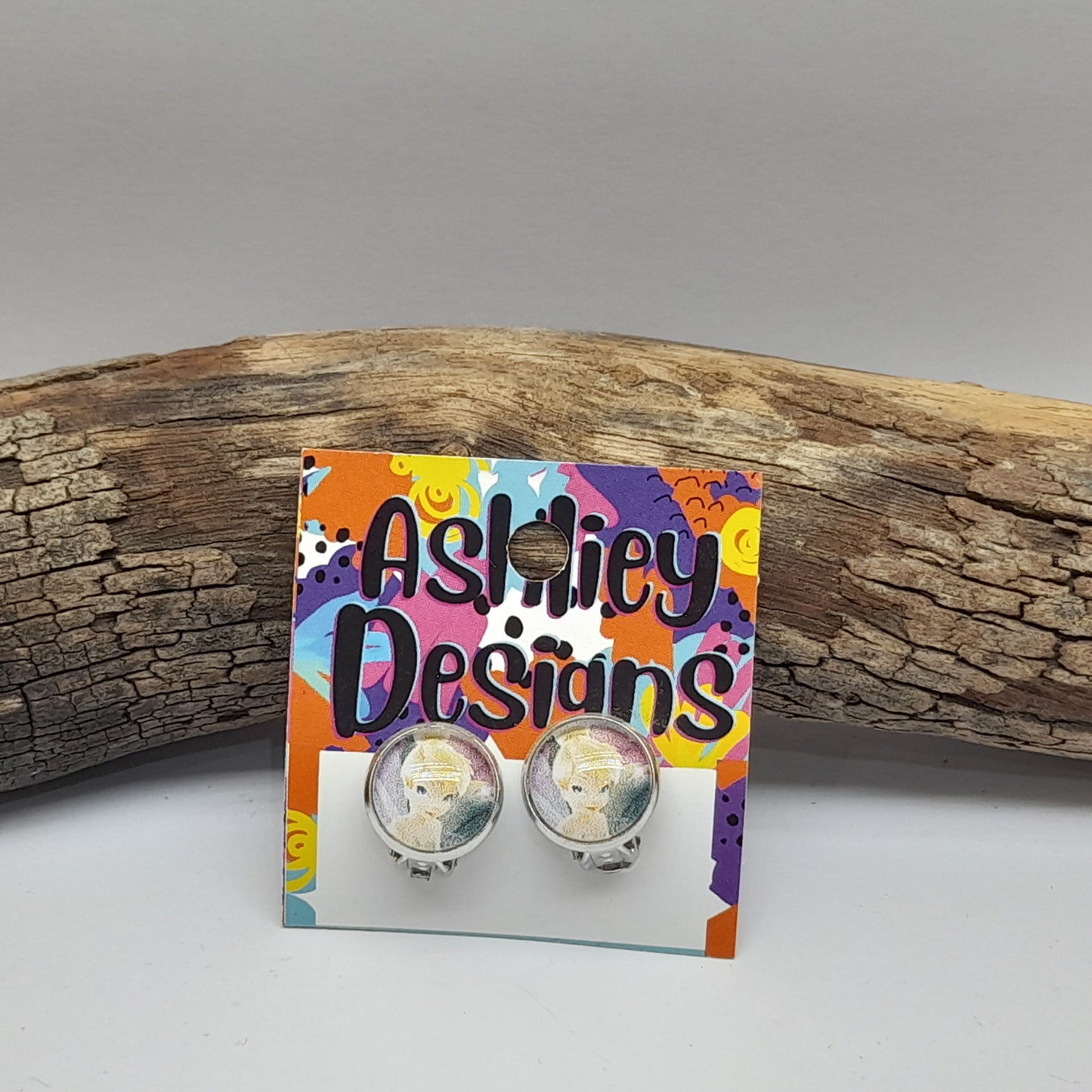 Tinkerbelle Glass Clip-ons