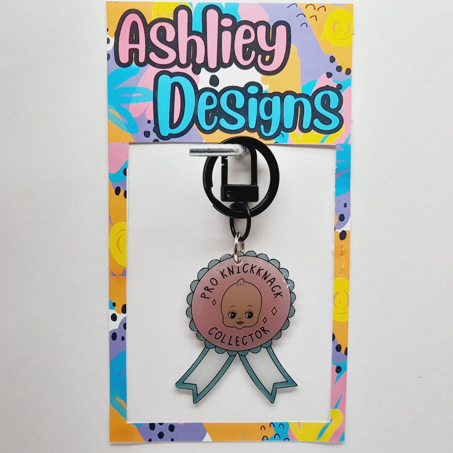 Pro Knickknack Collector Ribbon Keyring/Bag Tag