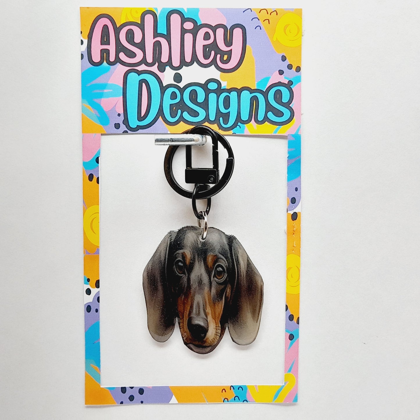 Dachshund Keyring/Bag Tag