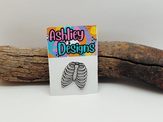 Rib Cage Pin