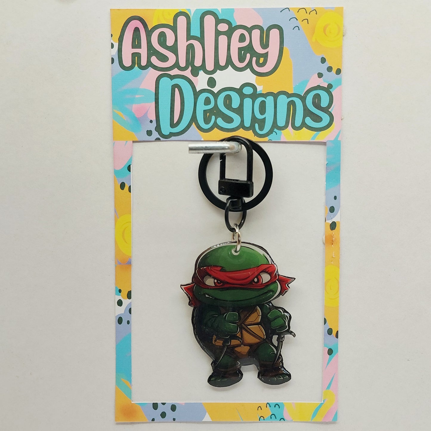 Teenage Mutant Ninja Turtle Keyring/Bag Tag